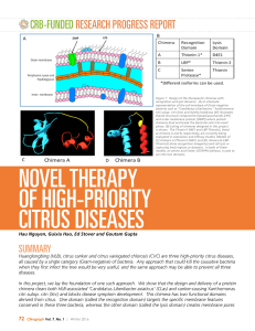 novel therapy of high-priority citrus diseases