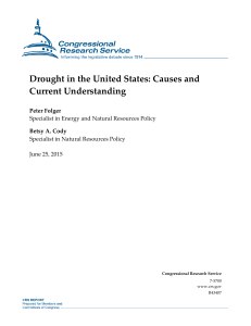 Drought in the United States: Causes and Current Understanding