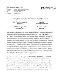 2014-15 Season Announcement - Lamplighters Music Theatre