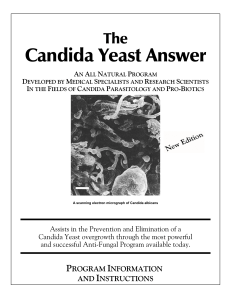 The Candida Yeast Answer