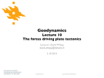 Plate driving forces