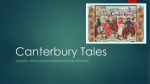 Canterbury Tales Character Roles Overview
