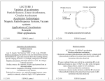 LECTURE 1 Varieties of accelerators Particle Sources ,Linear