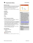 Trigonometric Ratios - TI Education