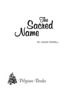 Sacred name