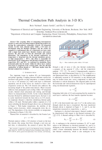 Thermal Conduction Path Analysis in 3-D ICs