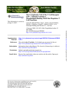 Cell Functions Phospholipid-Binding Motif that Regulates T Subunit