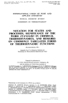 notation for states and processes, significance of the word standard