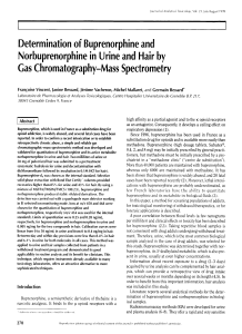 Determination of Buprenorphine