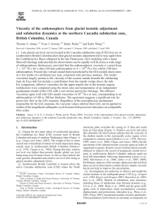 Viscosity of the asthenosphere from glacial isostatic adjustment and