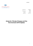 IP035: Antarctic Climate Change and the Environment 2016 Update
