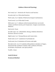 Syllabus of Bacterial Physiology First week/ Lec 1