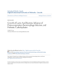 Growth of Lactic Acid Bacteria - DigitalCommons@University of