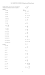 MAT 0002 REVIEW SECTION 2.5 (Multiplying and Dividing Integers