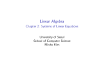 Linear Algebra