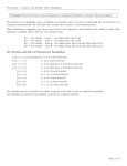 Precalculus: 1.8 Linear and Absolute Value Inequalities Concepts