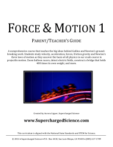 Lesson #1 - Supercharged Science