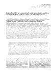 Temporal stability of European rocky shore assemblages