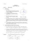 Trigonometry Chapter 3 Lecture Notes Section 3.1