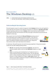 Page 1 | Basic Computer Skills Series: The