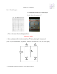 Circuit Lab Test (Key) Part 1: Circuit Analysis Use conventional