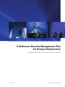 A Reference Security Management Plan for Energy
