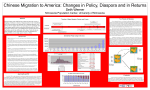 Chinese Migration to America: Changes in Policy, Diaspora and in