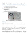 02 Electrical Measurements and Ohms Law