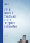 IFRS 16: Leases – A Step toward more transparent
