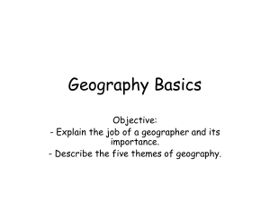 Geography Basics