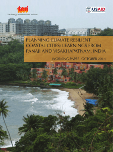 Planning Climate Resilient Coastal Cities: leaRnings fRom
