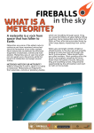 what is a meteorite? - Fireballs in the Sky