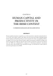 Perspectives on Irish Productivity - Chapter 18: Human Capital and