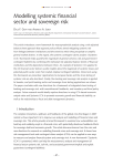 Modelling systemic financial sector and sovereign risk av Dale F