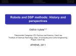 Robots and DSP methods: History and perspectives