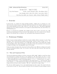 Lecture L16 — April 19, 2012 1 Overview 2 Predecessor Problem