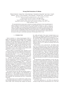 Strong-Field Ionization of Lithium