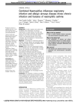 Combined Haemophilus influenzae respiratory infection and allergic