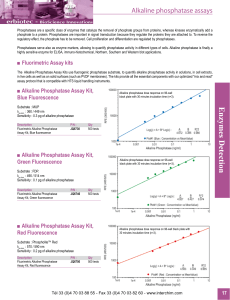 Enzymes Detection