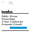 Public –Private Partnerships A New Catalyst for Economic