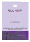 bromley briefings prison factfile