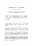 Central Temperature and Density of Stars in Gravitational Equilibrium