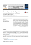 A practical approach to the diagnosis of autoinflammatory diseases