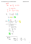 A2 2.2 Standard Form of a Line Worked.notebook