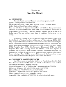 JMM 12 Satellite Planets