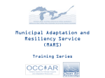 Municipal Adaptation and Resiliency Service (MARS)