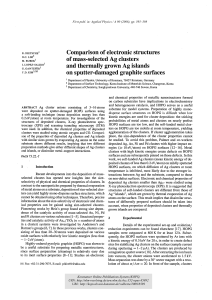 Comparison of electronic structures of mass