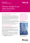 Climate change in our cities and towns