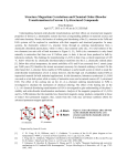 Structure-Magnetism Correlations and Chemical Order