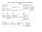 Nomenclature hand out